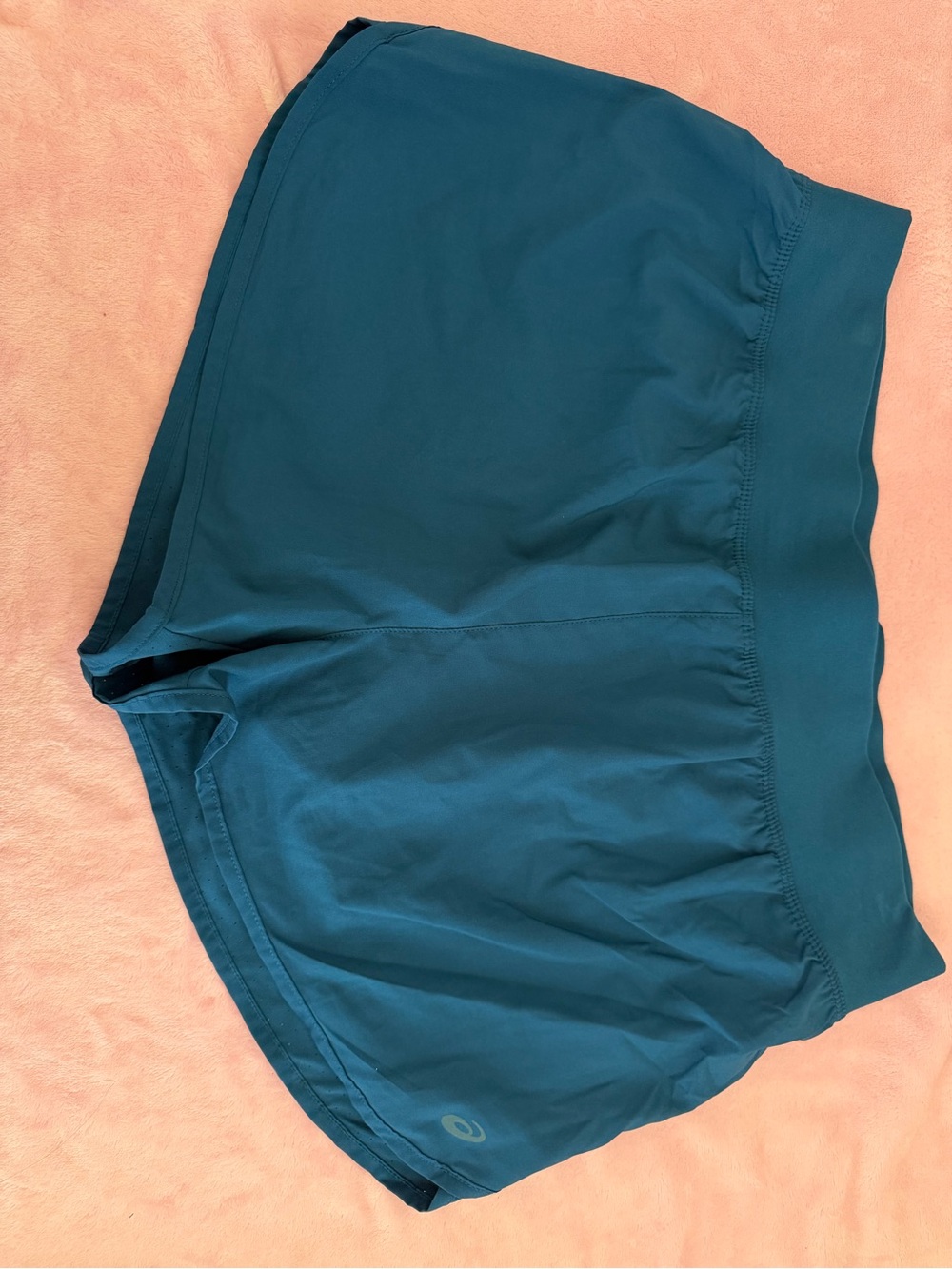 Asics Women's Teal Athletic Running Shorts